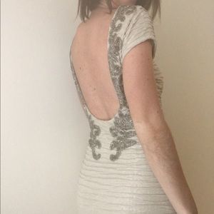 Free People low back party dress.